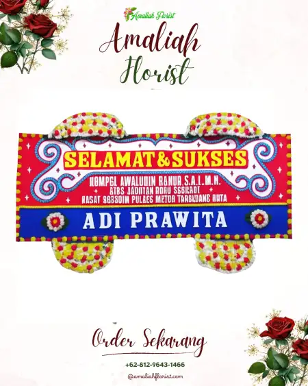 Papan Bunga Ucapan Selamat Garden Wedding Jakarta